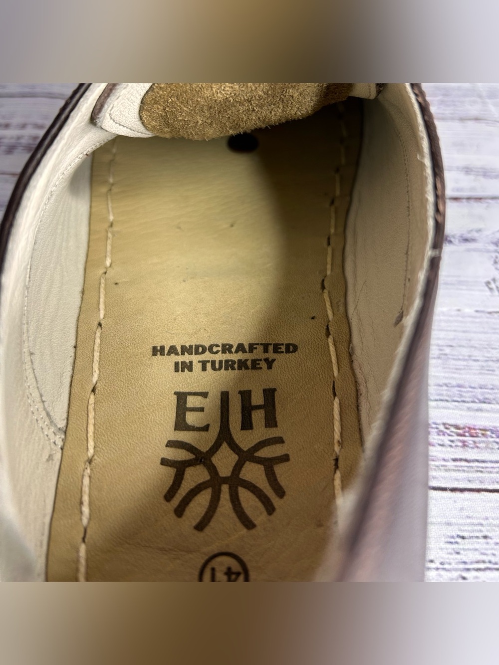 Earthing Harmony Handcrafted Lace Up Leather Shoes Women’s Size 41 (10-10.5) - Picture 7 of 8